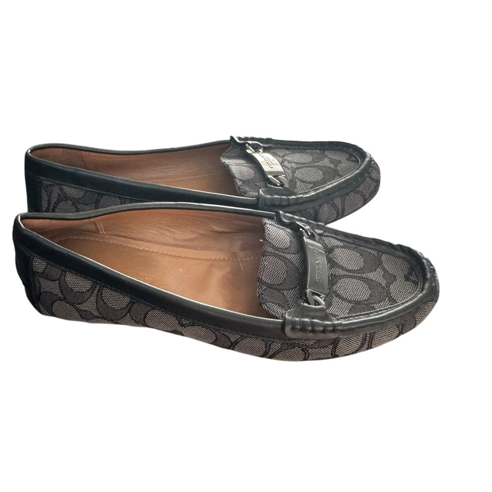 Coach #A01918 “Olive" Signature Monogram Loafers woman’s 8.5 - Picture 3 of 8